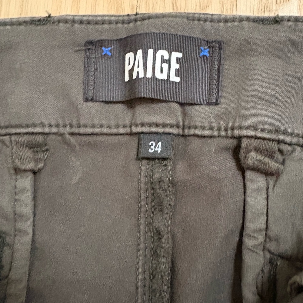 Paige Men's Army Green pants
